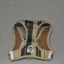 PUPTECK Adjustable Dog Harness Collar and Leash Set Step in No Pull Pet Harness for Small Medium Dogs Puppy and Cats Outdoor Walking Running, Soft Mesh Padded Reflective Vest Harnesses, Beige L (L (CHEST 18"-20"))