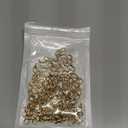 CooBigo 120pcs 12mm Lobster Clasps, Tiny Metal Alloy Lobster Claw Clasps for Necklace Bracelets Clip, Keychain Ring, Jewelry Making Accessories (Gold)