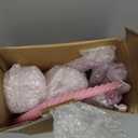 Teenyyou 16 Set 10 Inch Valentine Galentines Pink Spiral Taper Candle Set Including 8 Pcs Coquette Candles Party Supplies and 8 Pcs Coquette Bow Glass Candlestick Holders for Valentines Dinner Wedding