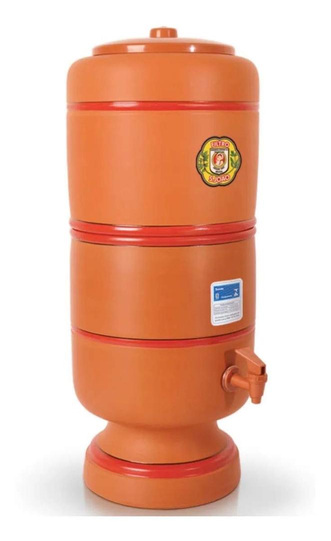 Stfani So Joo Brazilian Clay Water Filter (6 L - 1.6 gal), Brown