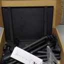 Projector Stand Tripod Adjustable, Laptop Height from 23.5 to 63.5 inches with Gooseneck Phone Holder, Floor for Office, Home, Stage, Studio, DJ Racks Holder Mount, 23.5inch-63.5inch (Black)