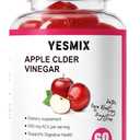 Apple Cider Vinegar Gummies - with Vitamin B12 - Non-GMO - Gluten-Free - Apple Flavor Gummies for Adults 60 Count