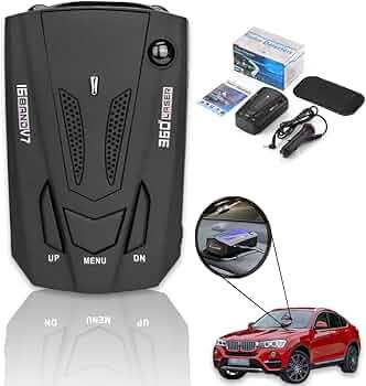 Car Radar 16 Band V7 GPS Speed Safe Detector - Stay Informed on The Road with Advanced 360° Laser Detection, Voice Alerts, and GPS Accuracy for Comprehensive Road Safety Awareness