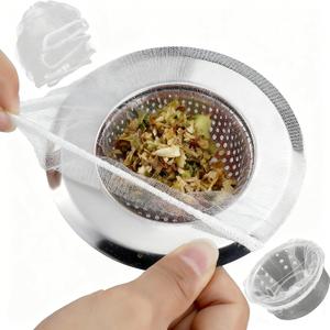 300 Pacs Kitchen Disposable Mesh Sink Strainer Bag and Sink Garbage Collection Bags are Suitable