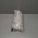 Women's 3D Floral Embroidery Dress Ruffle Sleeve Fishtail Lace Bodycon Party Cocktail Mini Dress (Large, White)