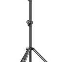 DJ Light Stand, T-Bar Tripod Stage Lights Stand Portable and Adjustable 49-114 Inch Heavy Duty for Stage, Bar, Par Light