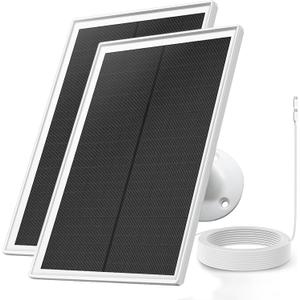 Solar Panel Charger for Arlo Essential 2K Outdoor(2nd Gen)/Essential XL Camera(2nd Gen)/Essential Spotlight, 5V 6W Continuously Charging, 9.8ft Cable, Weatherproof (2Pack) Solar Panel Charger for Arlo Essential 2K Outdoor(2nd Gen)/Essential XL Camera(2nd Gen)/Essential Spotlight, 5V 6W Continuously Charging, 9.8ft Cable, Weatherproof (2Pack)