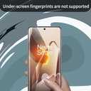 Screen Protector for OnePlus 13, 2 Pack Soft TPU Screen Protector Screen Protector + 2 Pack Camera Lens Protector, Full Coverage, Fingerprint Unlock for OnePlus 13