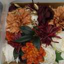 Lookein Artificial Flowers for DIY Wedding Decoration Bridal Bouquet Table Centerpieces Flower Garland Arch Flower Decoration Home Decor, Rustic Terracotta (11" x 10" x 2.25")