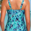 Women's Underwire Tankini Top Only - Tummy Control Bathing Suit Top No Bottom 2025, Size 24 W