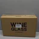 SHYRC Wine Glasses Set of 6, 12oz Clear Red/White Wine Glasses, Long Stem Glasses for Party, Wedding and Home