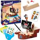 Creativity for Kids Buildeez! Easy Wooden Model Set: Pirate Ship, Sea Skull - DIY Arts & Crafts Kit, STEM Toys and Gift for Kids, Boat Toys for Boys (Ages 5+)