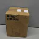 Kingsyard Recycled Plastic Bird House for Outdoors - Weatherproof Nesting Box with Clear View Panel & Predator Guard for Bluebird Wren Swallow Finch, Blue