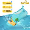 Toddler & Kids Water Shoes, Non-Slip Aqua Shoes for Boys & Girls, Lightweight Quick-Dry Sport Shoes for Beach & Swim (6.5 Toddler, Blue Truck)