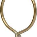 Ivilon Drapery Eyelet Curtain Rings - 2.3" Ring for Curtain Hook Pins, Set of 14 - Warm Gold