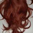 Long red wig Layered Shoulder Length cherry color wig with bangs Heat resisithat fiber Synthetic Hair Fiber 26ionches Red Wigs Multicolor Wigs for White Women