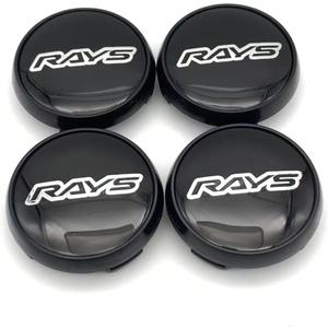4pcs Car Wheel Hubcaps Wheel Center Cover Fit for Rays TE37 RE30 CE28n Outer Diameter 65mm (2.56 inch), Inner Diameter 60mm (2.36 inch) (Color-D)