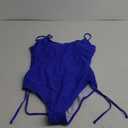 Viottiset Women's Ruched High Cut One Piece Swimsuit Tummy Control Bathing Suit Monokini XL