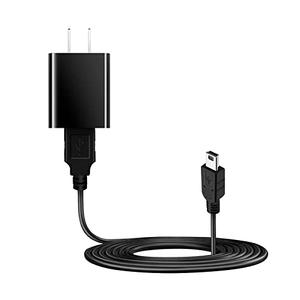 5V Wall Fast Charger & 5FT mini-USB Charging Cable Power Cord for Garmin Drive Smart Nuvi gps 40 42LM 44 52LM 54LM 55 56 57 57LM 58 65LM 66 67 68LM 205w 250 255w 256w,Speaker,Phone,MP3,Camera,Dash Cam