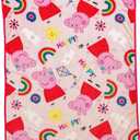Peppa Pig Kids Bedding Super Soft Cozy Silk Touch Throw, 40 in x 50 in, (Officially Licensed Product) By Franco
