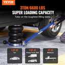 VEVOR Air Jack, 3 Ton/6600 lbs Triple Bag Air Jack, Airbag Jack with Six Steel Pipes, Lift up to 17.7", 3-5 s Fast Lifting Pneumatic Jack, with Adjustable Long Handles for Cars