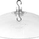 Squirrel Shield 16 inch Plastic Squirrel Baffle - Protects Hanging and Pole Mounted Feeders, Clear