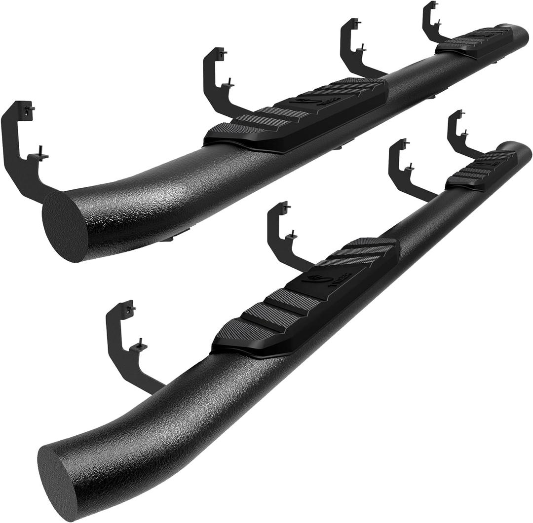 Tyger Auto 3.5" Rider Running Boards Compatible with 2019-2026 Chevy Silverado GMC Sierra 1500; 2020-2026 2500 3500HD | Crew Cab | TG-SS2C35068 | Side Step Rail Nerf Bars
