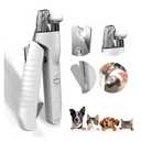 Pawsibility - Reinvented Pet Nail Clippers for Your Pal - USB Rechargeable LED Light for Bloodline | Razor Sharp and Durable Blade | Vets Recommended Trimming Tool for Dogs and Cats