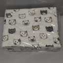 Intelligent Design Cozy Soft 100% Cotton Flannel Print Animals Stars Cute Warm, Ultra Soft Cold Weather Sheet Set Bedding, Twin, Grey/Pink Cats 3 Piece