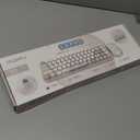 FOPETT Wireless Keyboard and Mouse Cute Mouse and Keyboard 2.4G Wireless Keyboards with Colorful 68 Keys Typewriter Retro Round Keycap for PC, Laptop,Tablet,Computer Windows - Purple Colorful