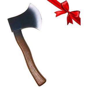 WAUNFOON Pirate Axe Toys, Halloween Toy Costume Party Trick Props Pirate Axe Funny Decorations