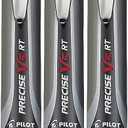 PILOT Precise V5 RT Refillable & Retractable Liquid Ink Rolling Ball Pens, Extra Fine Point (0.5mm) Black Ink, 3-Pack (26052)