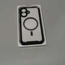 Miracase for iPhone 16 Case 6.1'', Full-Body Bumper Phone case with Built-in Full Glass Screen &Camera Control,No Gap,Compatible with MagSafe,Drop Proof 16 Cover,Black (Magnetic Classic Black)