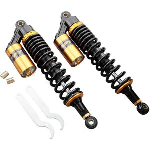 RFY 340mm 8mm Spring Motorcycle Shock Absorbers for KAWASAKI KX125 ZL900 ELIMINATOR SUZUKI GS300 GN400 GS425 GS550