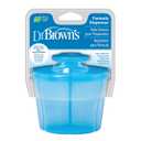 Dr. Brown's Travel Formula Dispenser with Lid, BPA Free - Blue - Holds 27oz