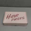 Hairro Human Hair Toppers For Women Wispy Thin Short Wiglet Hairpieces Natural No Bang Middle Part Side Bangs Hair Clip 11 Inches 14.5g #06 Light Brown