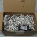 FLVOECN 480 LED 49FT Christmas Lights Plug in 8 Modes with Timer Dimmable Christmas Decorations Outdoor Waterproof Indoor Curtain String Lights for Roof Porch Garden Holiday Wedding Party Decor Blue