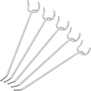 Neiko 53102A 6 Pegboard Hook Organizer Kit |Hanging Hooks Set for Garage Organization | Great for Wall Hanging and Shelving, Tool Storage, Craft Organizing (Pack of 10, 500 Count Total)