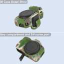 Pocoukate Case for Canon EOS R100 Camera, Soft Silicone Protective Cover Skin with EOS R100 Screen Protector Accessories for EOS R100 Mirrorless Camera Silicone Case - Camouflage