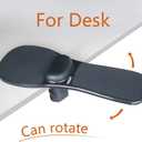 Upgrade Ergonomic Arm Rest Mouse Pads Dual Purpose for Desk and Chairs, Adjustable Armrest Wrist Support Attachment, Gaming Covers for Elbows and Forearms Pressure Relief Office Computer Desk Extender