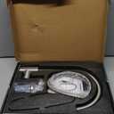 Single Handle High Arc Kitchen Faucet Stainless Steel Brushed Nickel,Commercial Single Hole Kitchen Sink Faucet,Modern One Hole Bar Sink Faucet (No Deck Plate)