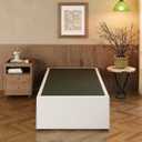 EMODA 18 Inch Twin XL Bed Frames with White Cover
Heavy Duty, XL Twin Metal Platform, Bed Frame No Box Spring Needed