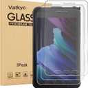 For Samsung Galaxy Tab Active 3 Tempered Glass Screen Protector (8 inch), Full Coverag 9H Hardness HD Clear Scratch Resistant Anti-Fingerprint Film tablet T570 T575 T577 [3-Pack]