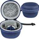 Hard Watch Case Travel for Rolex, Single Watch Cases for Men and Women, Portable Storage Box for Sports, Business Trips and Travel, Hard EVA Protective Case Waterproof,Blue