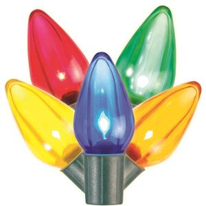 PHILIPS 50CT LED Ceramic C9 Lights Multi