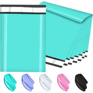 Poly Mailers 10x13 Inch 200 Pcs, Teal Shipping Bags, Mailing Envelopes with Self Seal Adhesive Strip, Waterproof and Tear-Proof Poly Bags for Non-Fragile Items