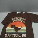T Rex Dinosaur Meme Funny Dino Gifts for Men Women Boy Kid T-Shirt, S
