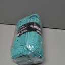 KANGAROO Bathroom Rugs, Chenille Soft Absorbent Bath Rug, Shaggy Shower Mat, Quick Dry Machine Wash Bathmat, Plush Carpet Mats for Tub, Bathtub and Room Home Decor Accessories, 30x20, Turquoise