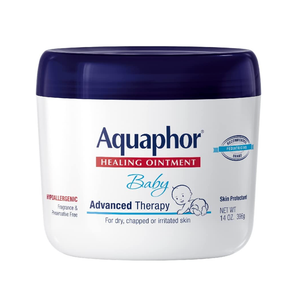 Aquaphor Baby Healing Ointment Advanced Therapy Skin Protectant for Chapped or Dry Skin, Drool Rash and Diaper Rash Ointment, 14 Oz Jar