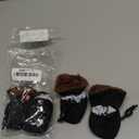 Dog Snow Boots, Dog Shoes for Winter, Dog Winter Boots for Small Medium Dogs Puppies, Dog Boots & Paw Protectors with Anti-Slip Sole and Plush, Pack of 4 (Size 6)